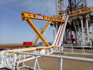 Jingtao Energy power catwalk at CNPC Rig 90008 — 8882m ultra-deep well in Xinjiang