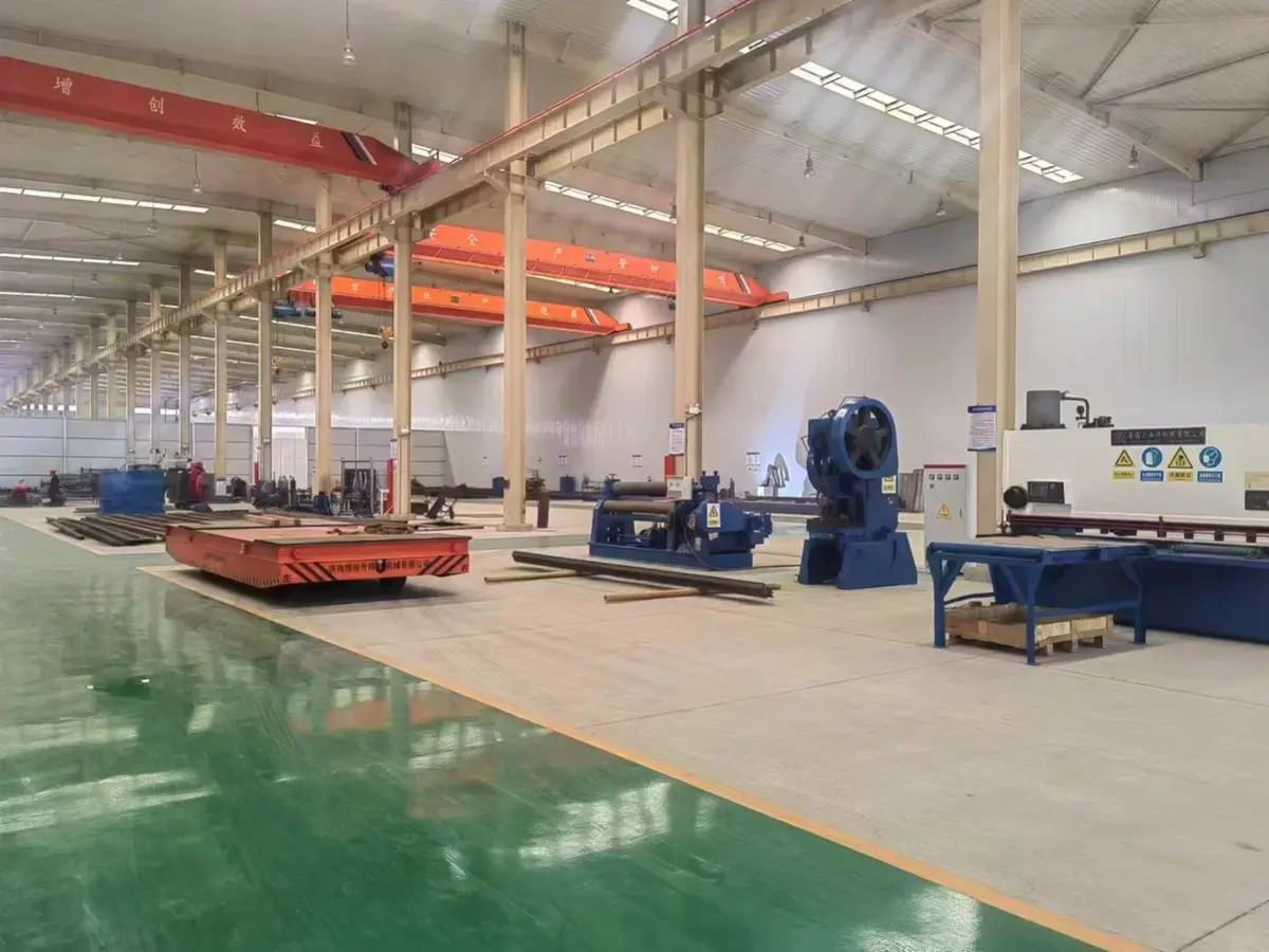 Power catwalk factory workshop assembly — JT series drilling rig pipe handling system manufacturing, Jingtao Energy