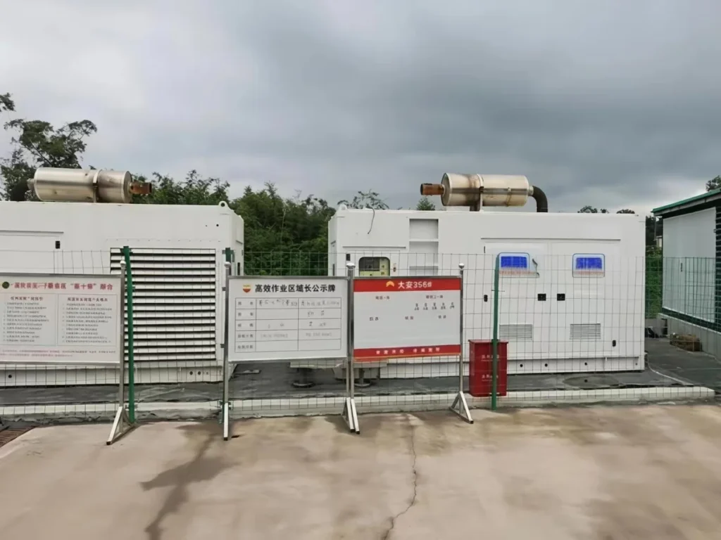 Containerized associated gas CHP generator units deployed at an oilfield — Jingtao Energy gas-to-power solution with heat recovery