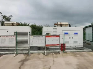 Containerized associated gas CHP generator units deployed at an oilfield — Jingtao Energy gas-to-power solution with heat recovery