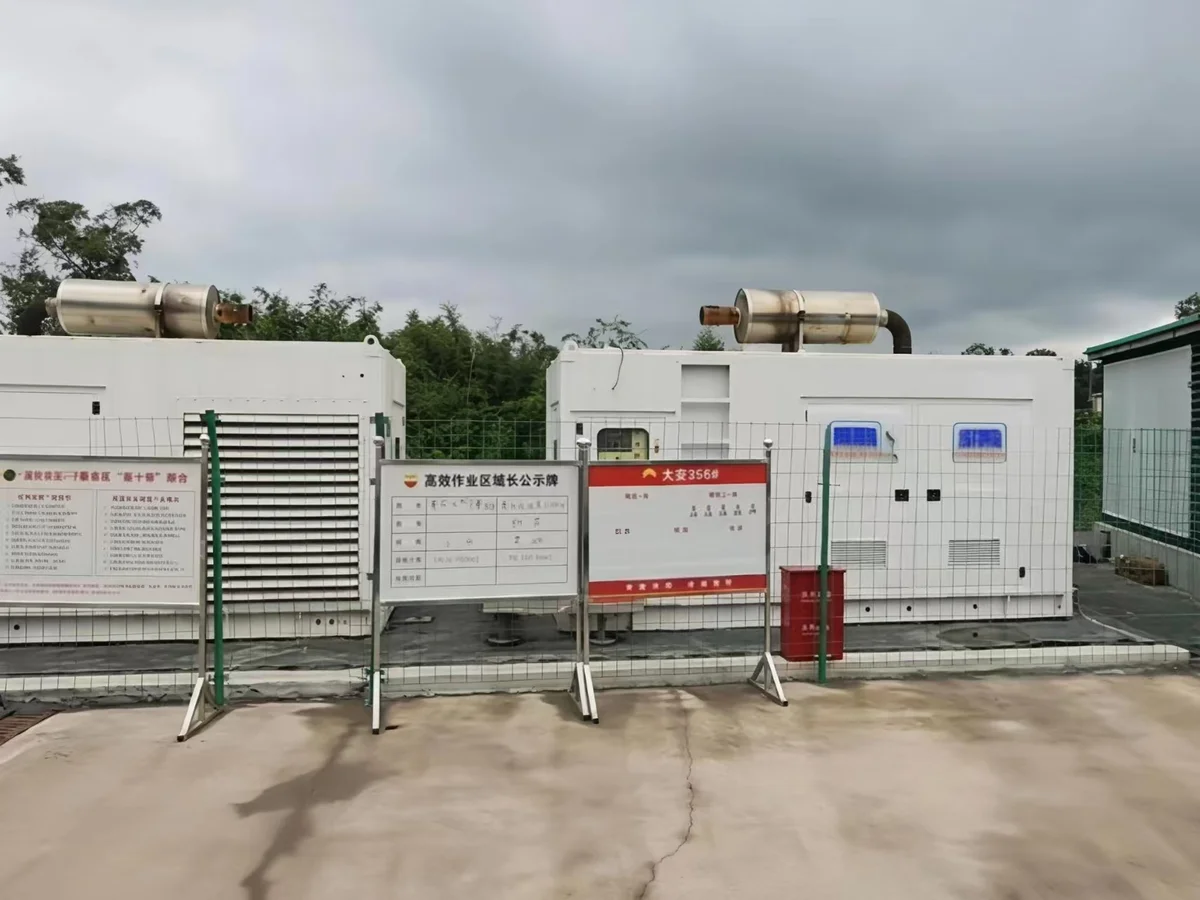 Containerized associated gas CHP generator units deployed at an oilfield — Jingtao Energy gas-to-power solution with heat recovery